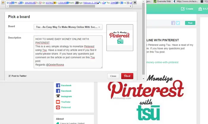 how to make easy money online with pinterest - Pick Your Pin Board