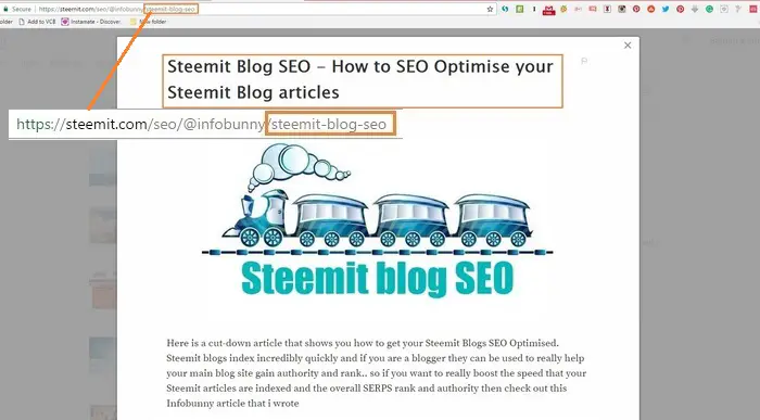Steemit Blog SEO Cut-down blog article