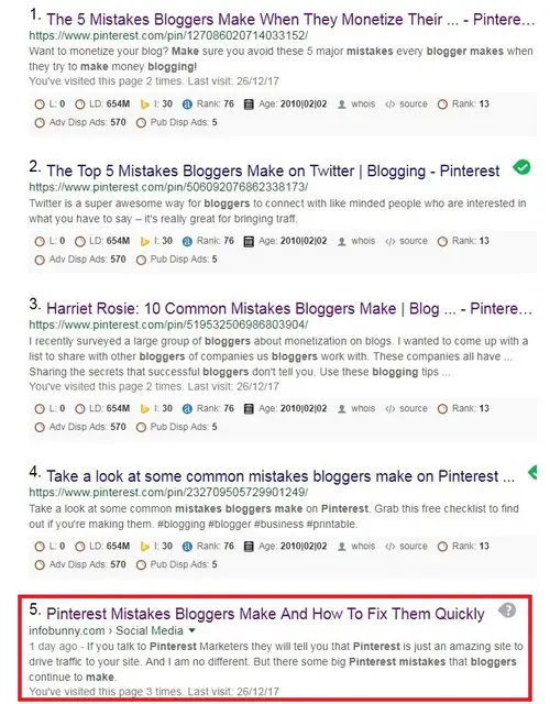Pinterest Mistakes Bloggers Make 