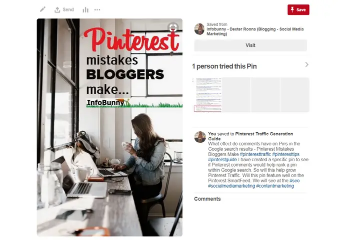 Pinterest Mistakes Bloggers Make - Pinterest Pin - Case Study