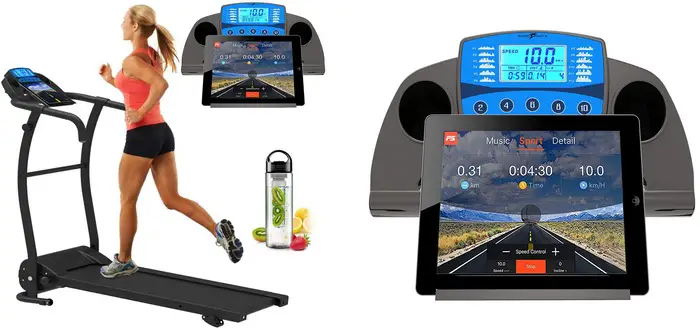 Product image for  - Adjustable Incline Bluetooth Nero PRO Treadmill Electric Motorised Folding Running Machine